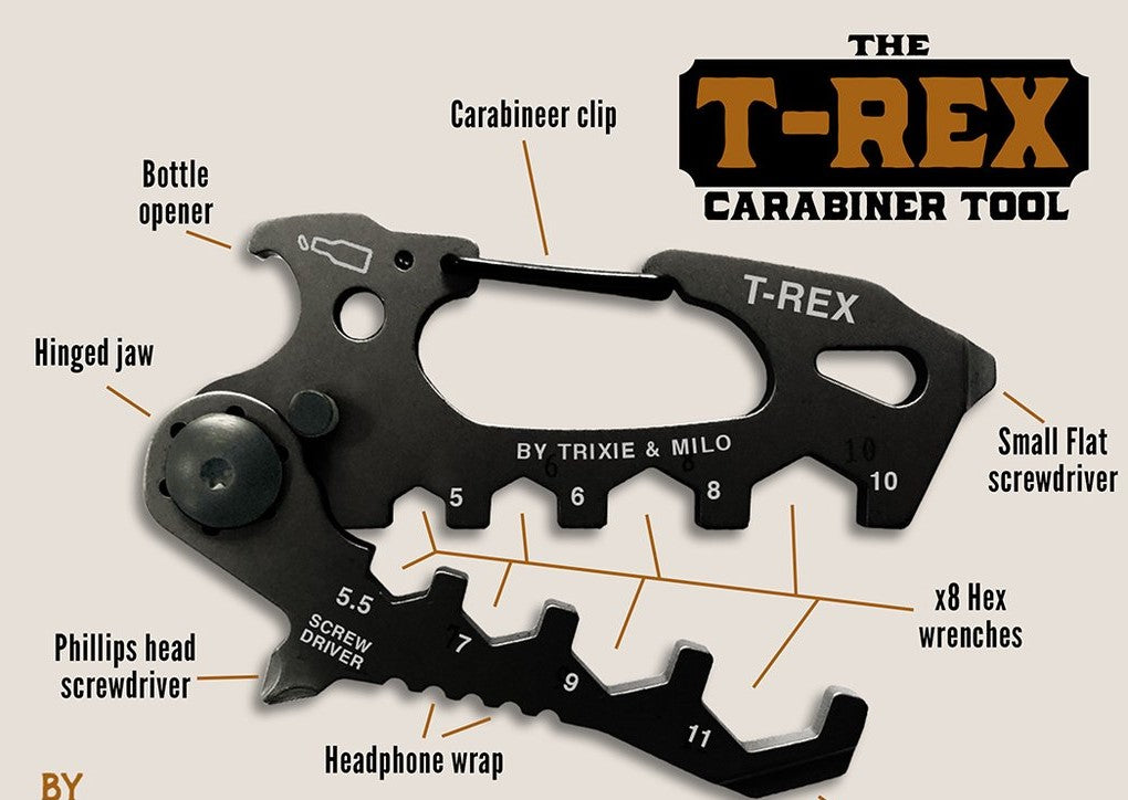 T-Rex Carabiner Multi-Tool