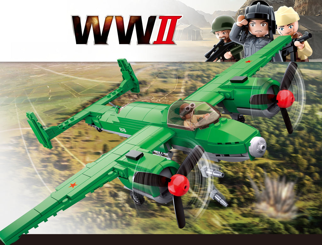 Sluban WWII – Tupolev TU-2 Bomber (311 pcs)