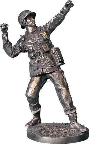 WWII Grenade Toss Statue