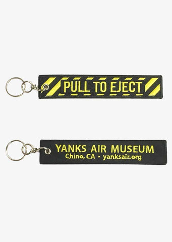 Yanks Pull To Eject Keychain