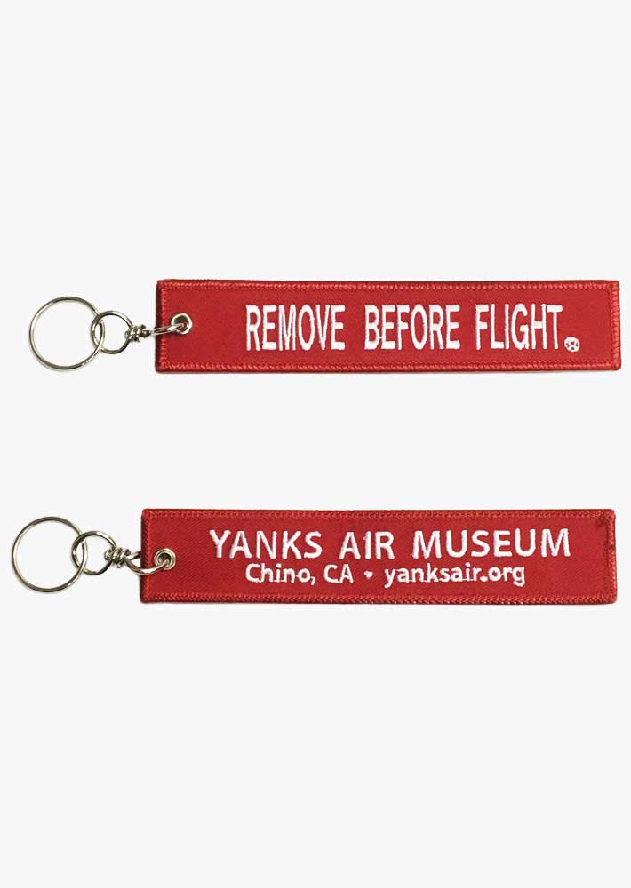 Yanks Remove Before Flight Keychain