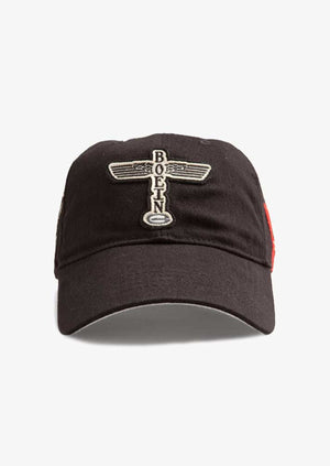 Red Canoe B-17 Flying Fortress Ball Cap Black