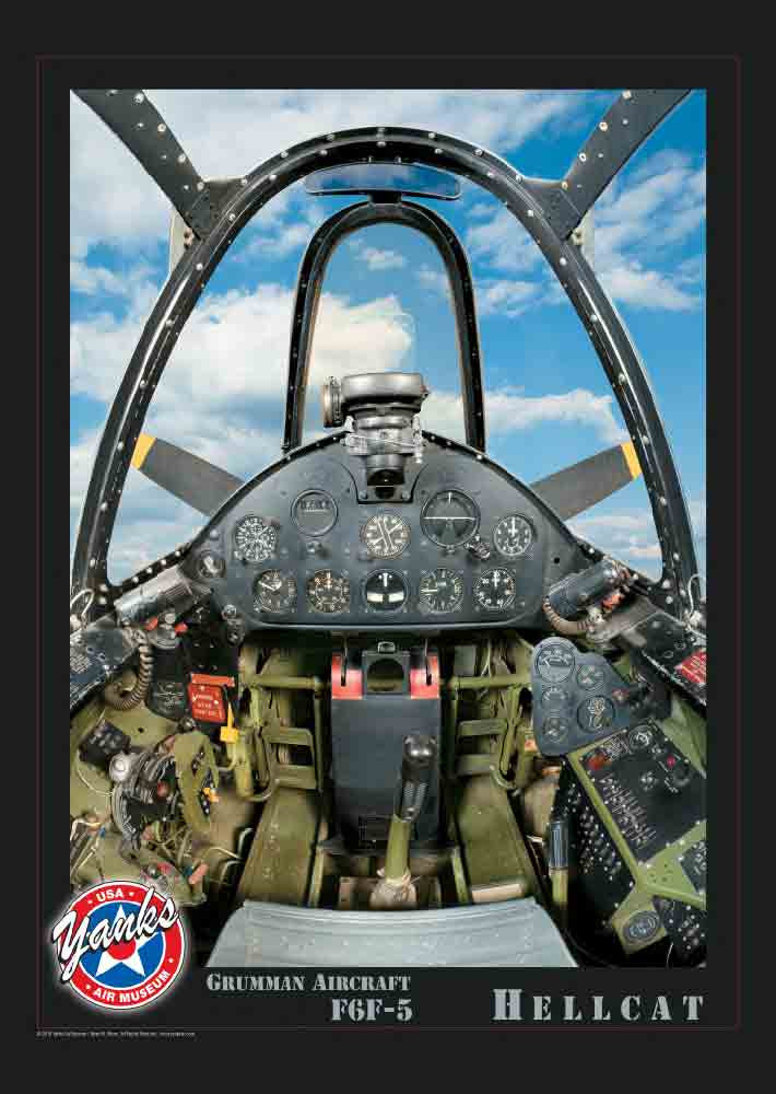 Yanks Aircraft Cockpit Poster