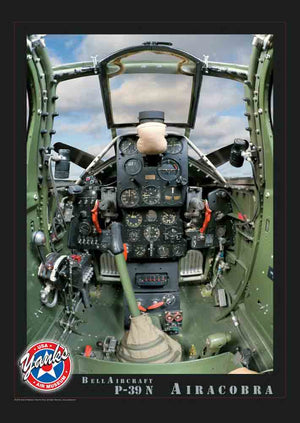 Yanks Aircraft Cockpit P-39N Poster
