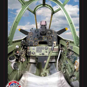 Yanks Aircraft Cockpit P-40E Poster