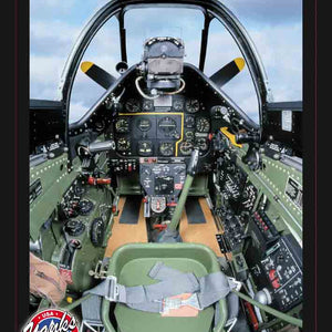 Yanks Aircraft Cockpit P-51D Poster