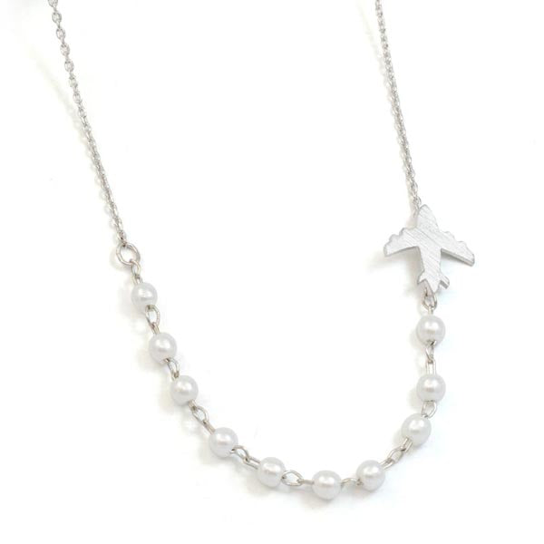 Airplane Pearl Necklace