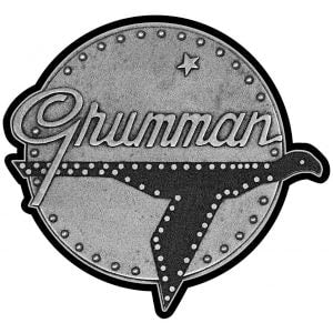 Grumman Logo Tin Signs 2 variants gray